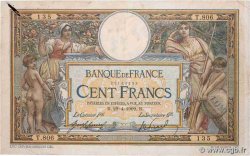 100 Francs LUC OLIVIER MERSON avec LOM FRANKREICH  1909 F.22.02 fS