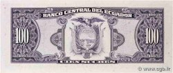 100 Sucres ECUADOR  1988 P.123Aa AU+