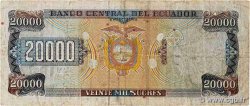 20000 Sucres ECUADOR  1995 P.129a F