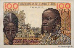 100 Francs ÉTATS DE L&nbsp;AFRIQUE DE L&nbsp;OUEST  1961 P.701Kb