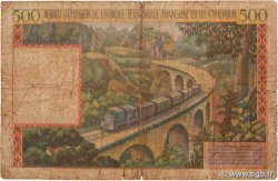 500 Francs type 1957 IE AFRIQUE ÉQUATORIALE FRANÇAISE  1957 A.142a pr.B