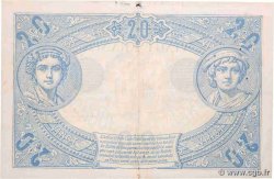 20 Francs BLEU FRANCE  1906 F.10.01 VF+