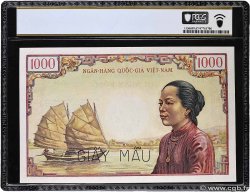1000 Dong Spécimen SÜDVIETNAM  1955 P.04As ST