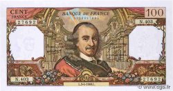 100 Francs CORNEILLE FRANCE  1969 F.65.26