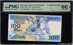 100 Escudos Commémoratif PORTUGAL  1987 P.179c NEUF