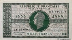 1000 Francs MARIANNE BANQUE D&nbsp;ANGLETERRE FRANCE  1945 VF.12.01 TTB