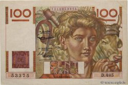 100 Francs JEUNE PAYSAN FRANCIA  1952 F.28.34