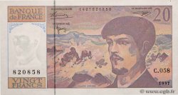 20 Francs DEBUSSY Modifié FRANCE  1997 F.66ter.02