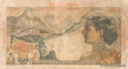 100 Francs La Bourdonnais GUADELOUPE  1946 P.35 B