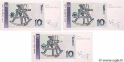 10 Deutsche Mark Consécutifs GERMAN FEDERAL REPUBLIC  1993 P.38c UNC-