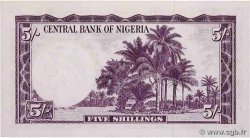 5 Shillings NIGERIA  1958 P.02a NEUF