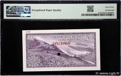 20 Francs Spécimen LUXEMBOURG  1982 P.- (54var)s NEUF