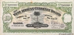 10 Shillings BRITISH WEST AFRICA  1947 P.07b