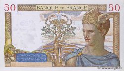 50 Francs CÉRÈS modifié FRANKREICH  1939 F.18.19 VZ