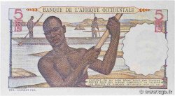5 Francs FRENCH WEST AFRICA (1895-1958)  1943 P.36 AU