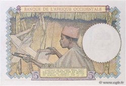 5 Francs FRENCH WEST AFRICA (1895-1958)  1943 P.26 UNC-
