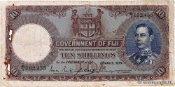 10 Shillings FIDJI 1938 P.038b