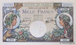 1000 Francs COMMERCE ET INDUSTRIE FRANCE  1944 F.39.11