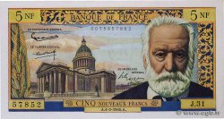 5 Nouveaux Francs VICTOR HUGO FRANCE  1960 F.56.05 UNC