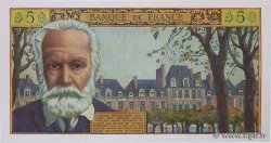 5 Nouveaux Francs VICTOR HUGO FRANCE  1960 F.56.05 UNC