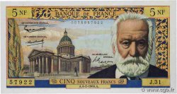 5 Nouveaux Francs VICTOR HUGO FRANCE  1960 F.56.05