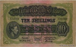 10 Shillings AFRIQUE DE L&nbsp;EST  1941 P.29a