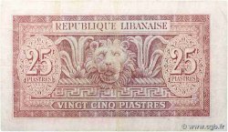25 Piastres LEBANON  1950 P.042 F