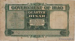 1/4 Dinar IRAK  1935 P.007e B