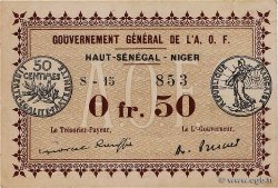 50 Centimes FRENCH WEST AFRICA  1917 P.01