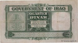1/4 Dinar IRAK  1942 P.016a TB