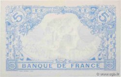 5 Francs BLEU FRANKREICH  1915 F.02.29 fST+
