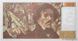 100 Francs DELACROIX modifié Petit numéro FRANKREICH  1987 F.69.11A116 ST
