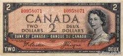 2 Dollars CANADA  1954 P.067b