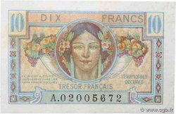 10 Francs TRÉSOR FRANÇAIS FRANKREICH  1947 VF.30.01 fVZ