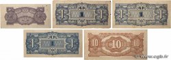 1/2, 1 et 10 Shilling Lot OCÉANIE  1942 P.01a, P.02a et P.03a TB à TTB