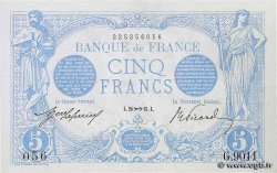 5 Francs BLEU FRANCE  1915 F.02.33 XF+