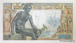 1000 Francs DÉESSE DÉMÉTER FRANCE  1943 F.40.29 UNC-