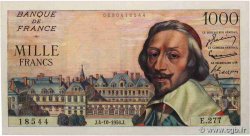 1000 Francs RICHELIEU FRANCE  1956 F.42.22