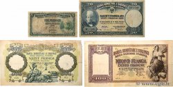 5, 20 Franka Ari et 20, 100 Franga Lot ALBANIE  1926 P.02b, P.03, P.07 et P.08