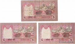 5 Rupees Lot NEPAL  1995 P.30a F