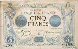 5 Francs NOIR FRANCE  1873 F.01.14