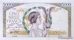 5000 Francs VICTOIRE Impression à plat FRANCE  1942 F.46.45