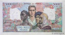 5000 Francs EMPIRE FRANÇAIS FRANCE  1945 F.47.20