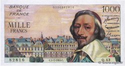 1000 Francs RICHELIEU FRANCE  1954 F.42.06