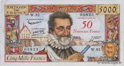 50 NF sur 5000 Francs HENRI IV FRANCE  1958 F.54.01