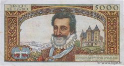 50 NF sur 5000 Francs HENRI IV FRANCE  1958 F.54.01 B