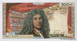500 Nouveaux Francs MOLIÈRE FRANCE  1963 F.60.04