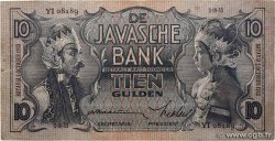 10 Gulden NETHERLANDS INDIES  1933 P.079a