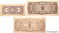 10 Cent et 1 Gulden Lot NETHERLANDS INDIES  1942 P.121a et P.123c UNC-