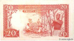 20 Shillings AFRIQUE OCCIDENTALE BRITANNIQUE  1953 P.10a TB+
